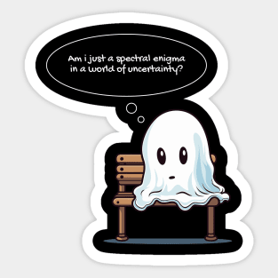 Ghost Reflective Thougts Sticker